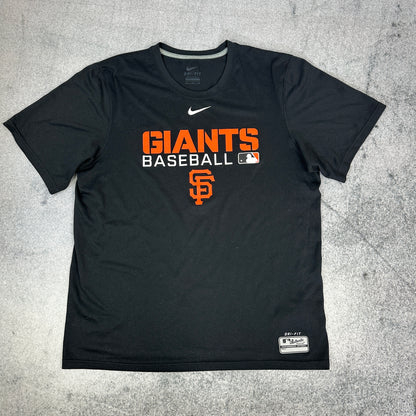 Nike Giants Baseball T-Shirt Schwarz (M)