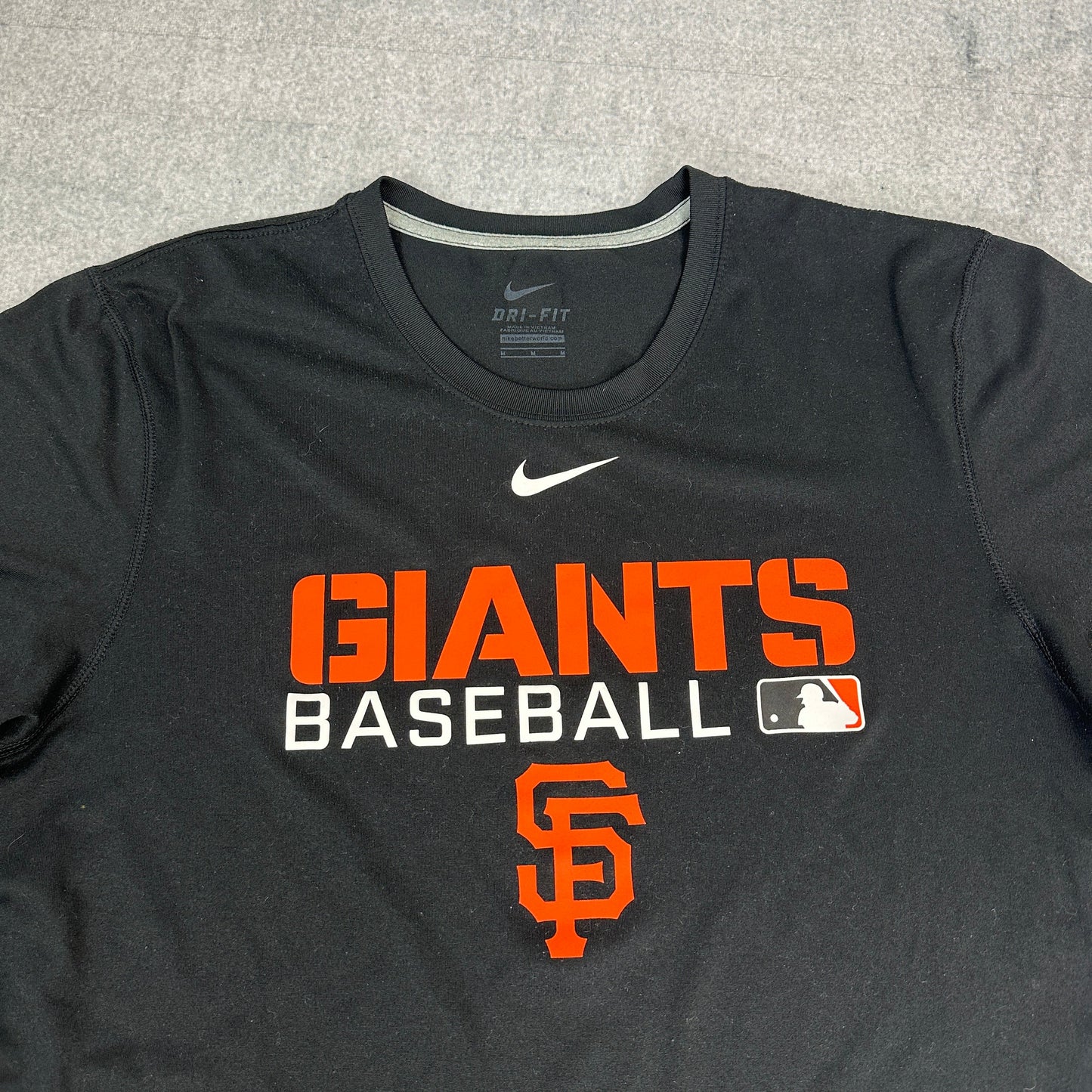 Nike Giants Baseball T-Shirt Schwarz (M)