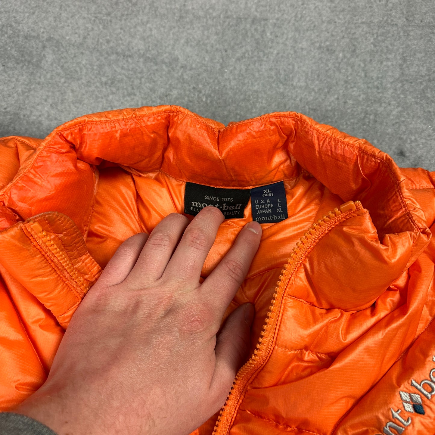 Montbell Jacke Orange (L)