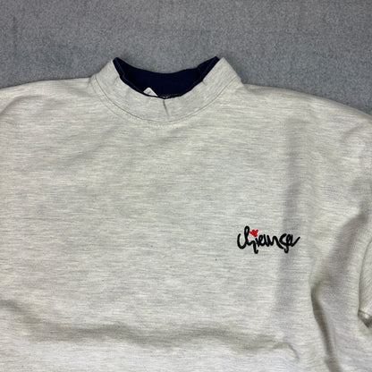 Vintage Chiemsee Sweater Grau (XL) 80er/90er