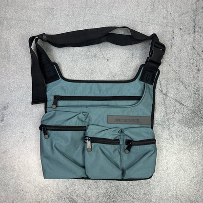 Vintage Diesel Cross Body Bag Blau Tasche