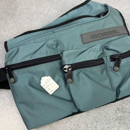 Vintage Diesel Cross Body Bag Blau Tasche