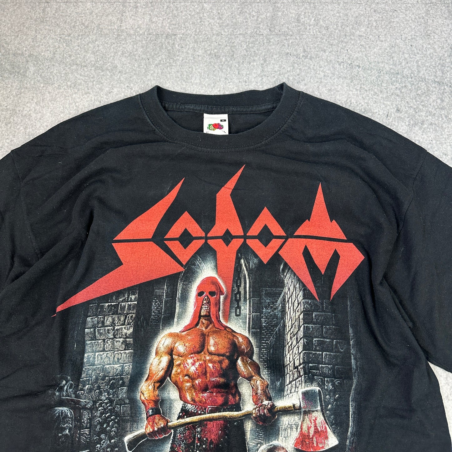 Fruit of the Loom Sodom The Final Sign of Evil T-Shirt (M)