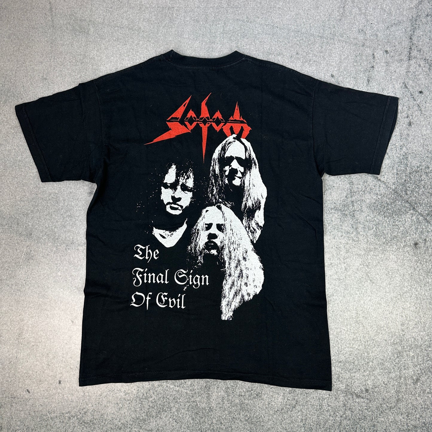 Fruit of the Loom Sodom The Final Sign of Evil T-Shirt (M)