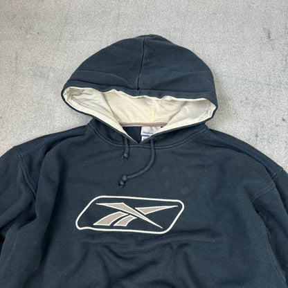 Vintage Reebok Hoodie Dunkelblau (M)