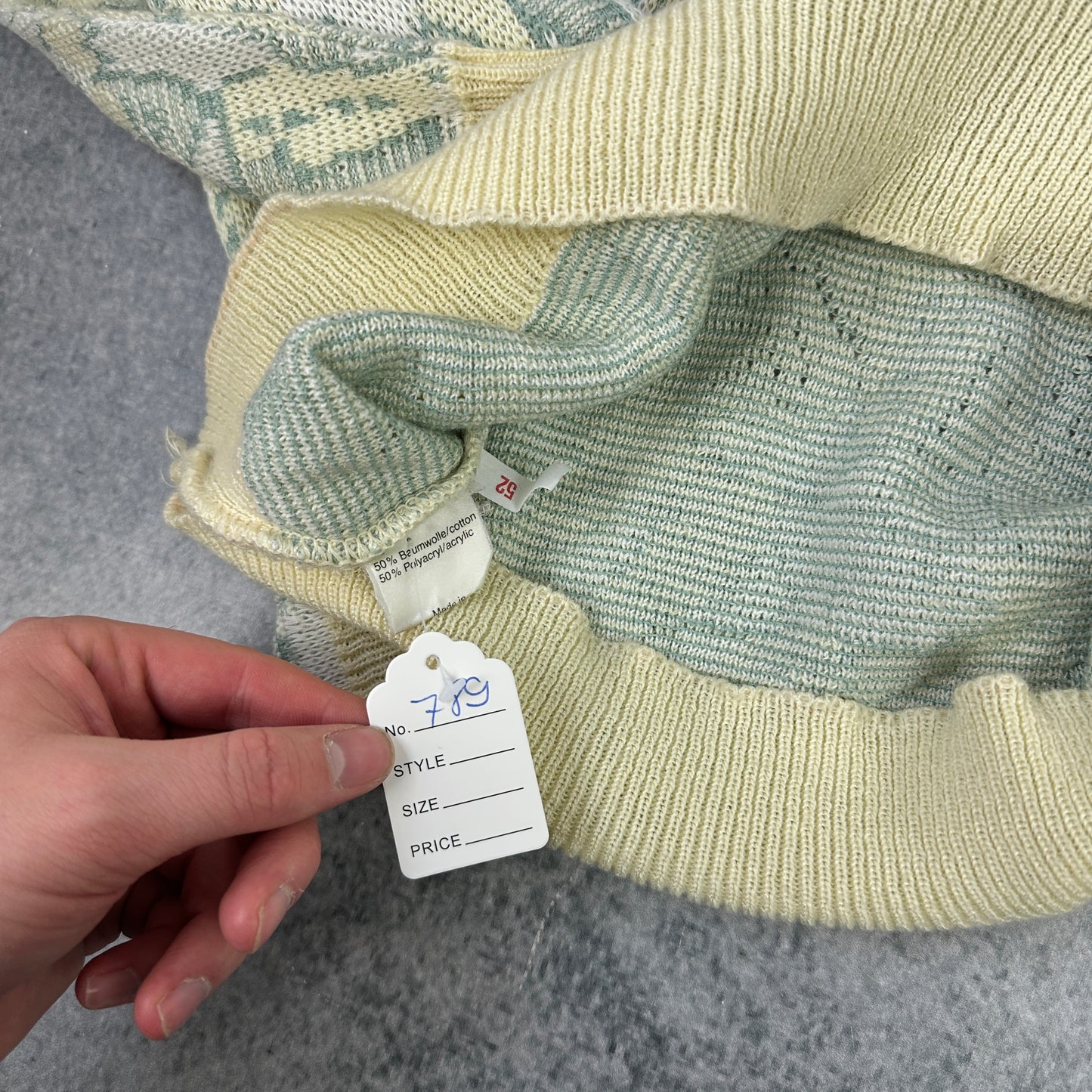 Vintager 80er Jahre Strickpullover 52 (M-L)