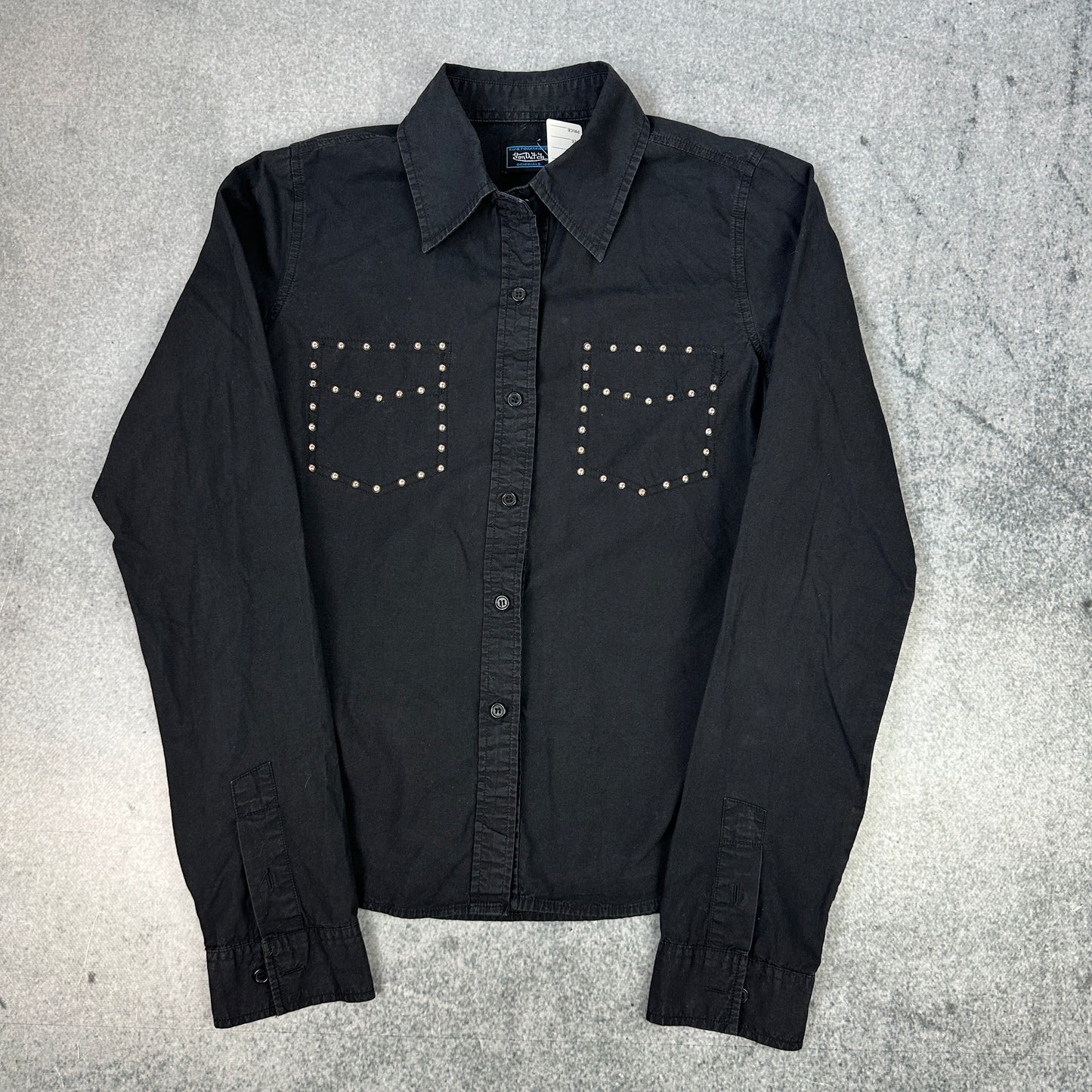 Vintage Von Dutch Hemd Schwarz (S-M)