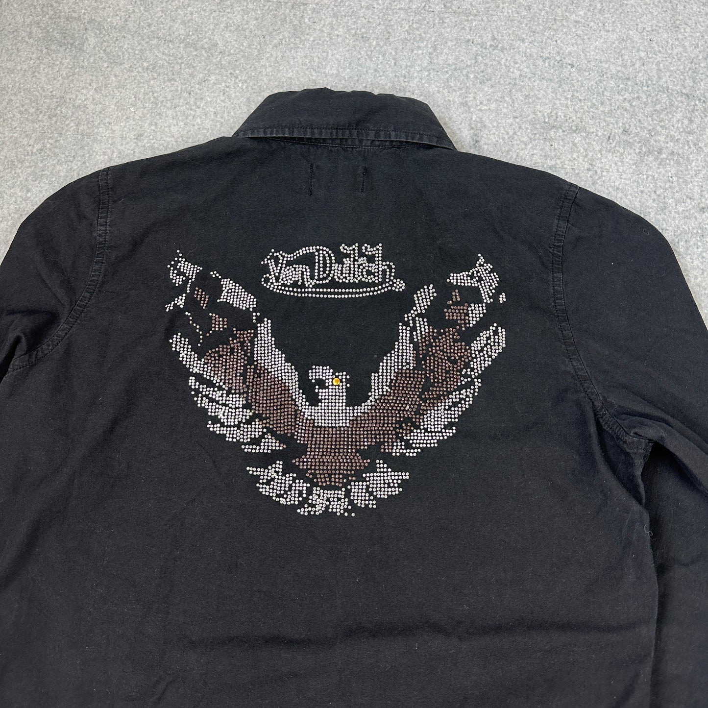 Vintage Von Dutch Hemd Schwarz (S-M)