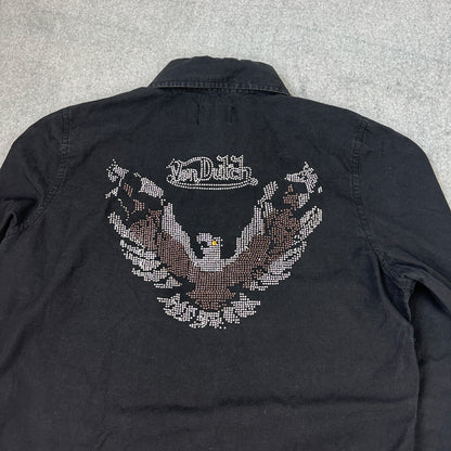 Vintage Von Dutch Hemd Schwarz (S-M)