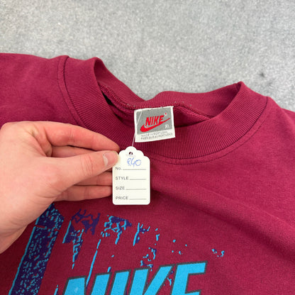 Vintage 90s Nike Sweater Rot (XL)