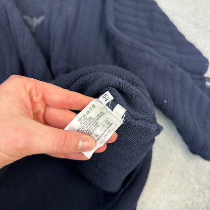 Vintage Carlo Colucci Strickpullover Dunkelblau (XL)