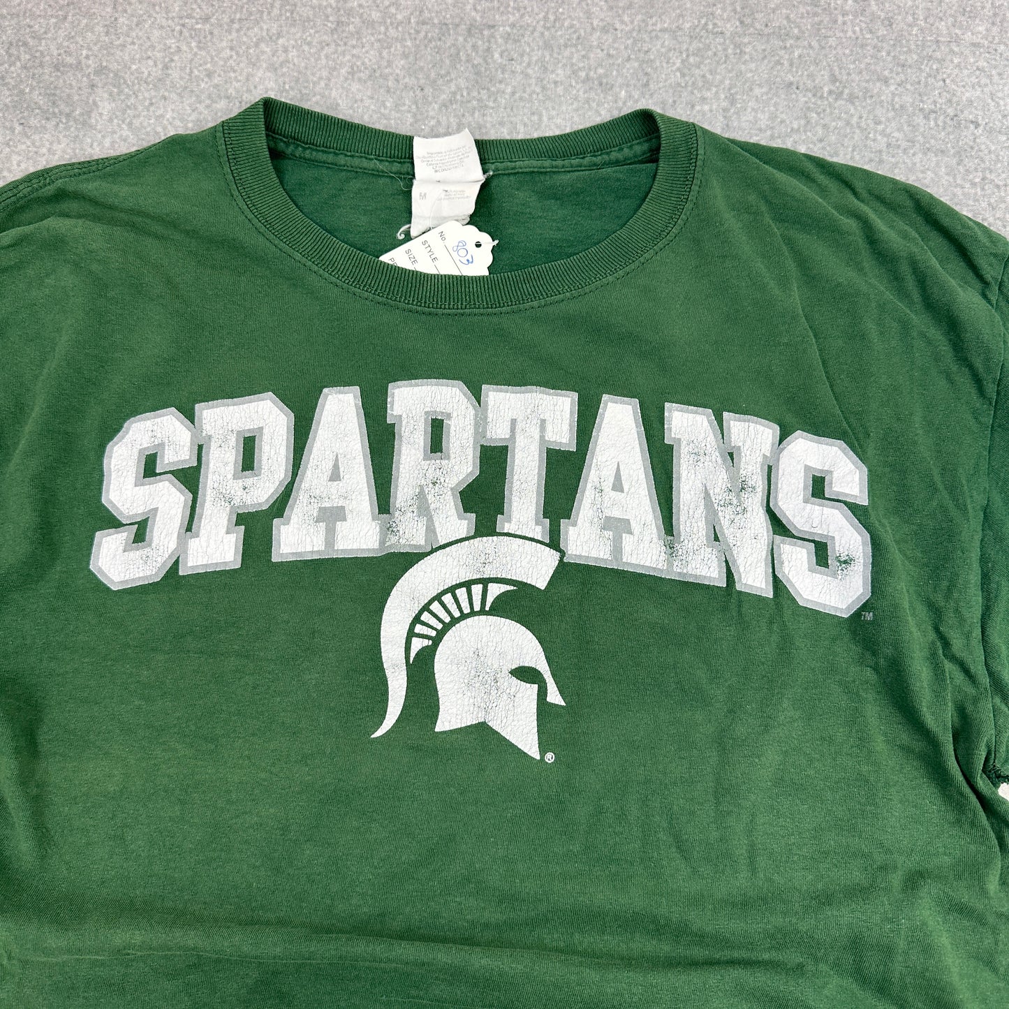 Vintage Michigan State Spartans T-Shirt Grün (M)