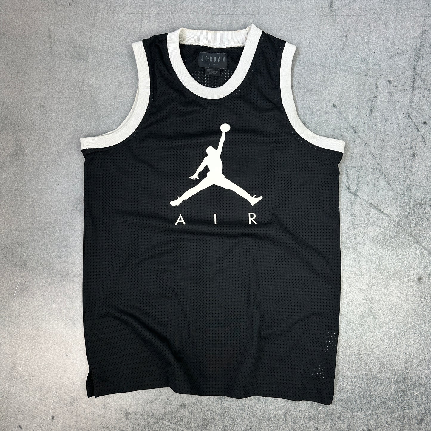 Jordan Basketballtrikot Schwarz (M)
