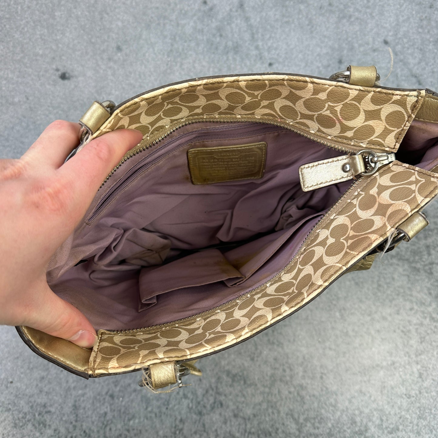 Vintage Coach Handtasche Mongogram