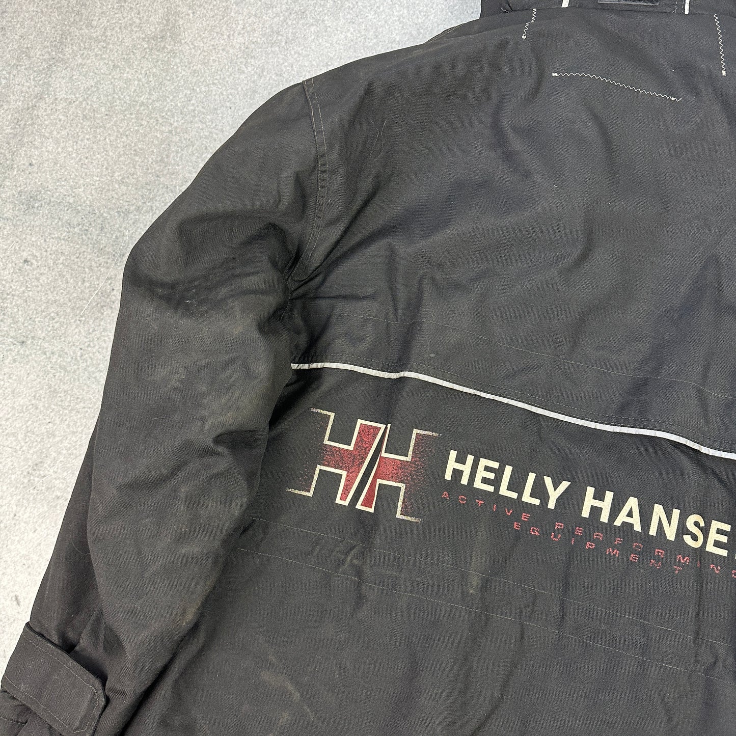 Vintage Helly Hansen Active Jacke Schwarz (M)