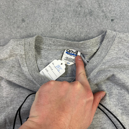 Vintage Just Football T-Shirt Grau (L)