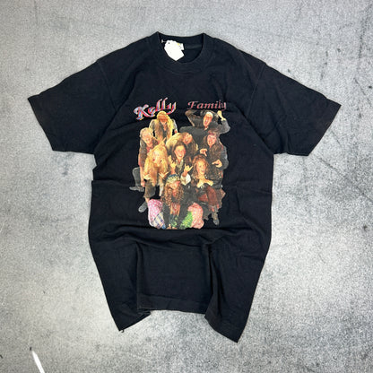 Vintage Kelly Family T-Shirt Screen Stars Schwarz (M)