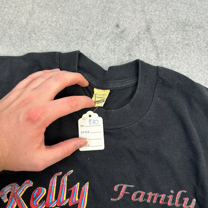 Vintage Kelly Family T-Shirt Screen Stars Schwarz (M)
