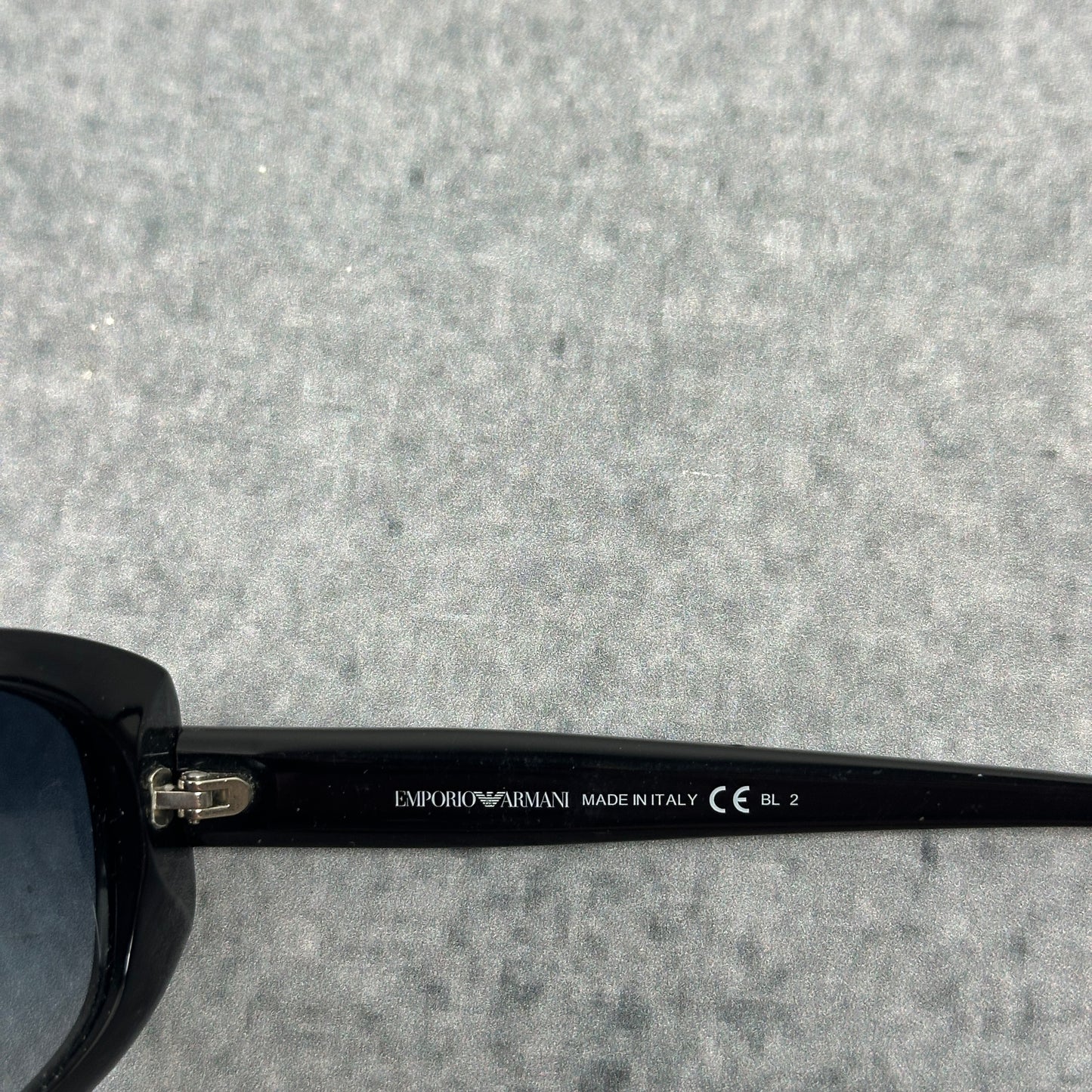 Vintage Emporio Armani Sonnenbrille Schwarz