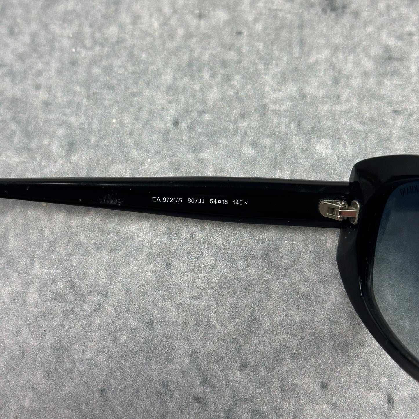 Vintage Emporio Armani Sonnenbrille Schwarz