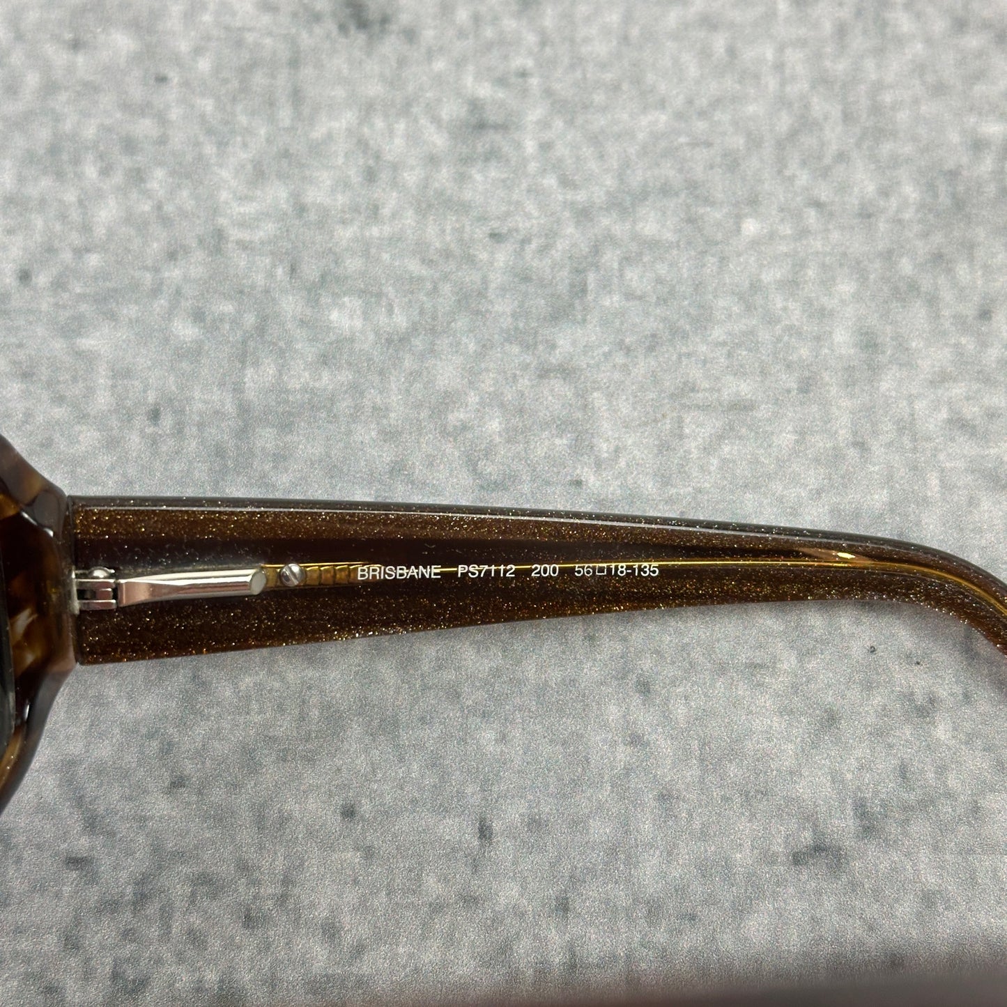 Vintage Fossil Sonnenbrille Braun Brisbane PS7112