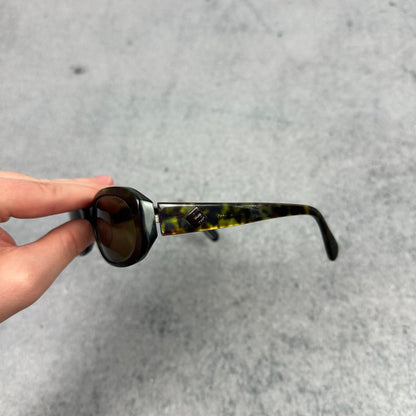 Vintage Fossil Sonnenbrille Grün