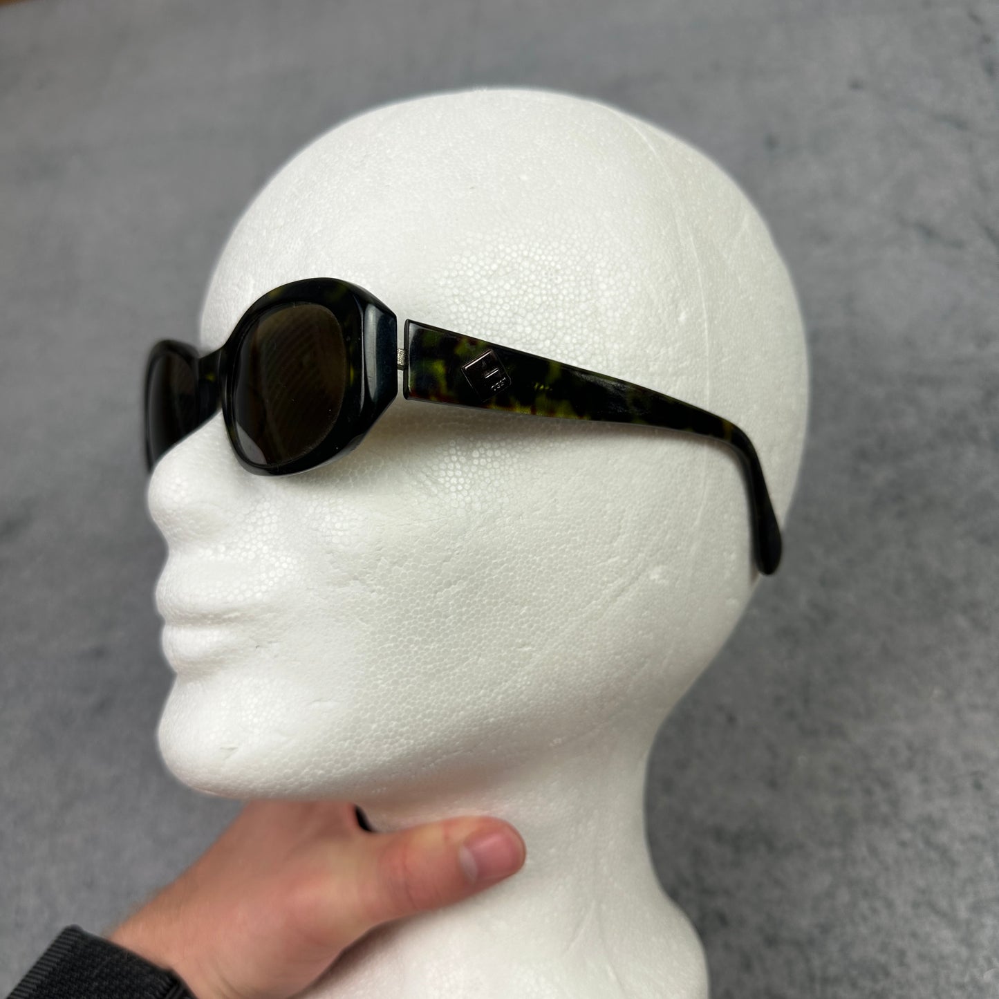 Vintage Fossil Sonnenbrille Grün