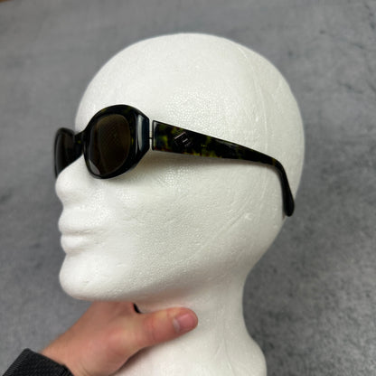 Vintage Fossil Sonnenbrille Grün