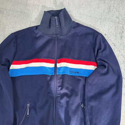 Vintage Adidas 80s Trainingsjacke Blau (S)