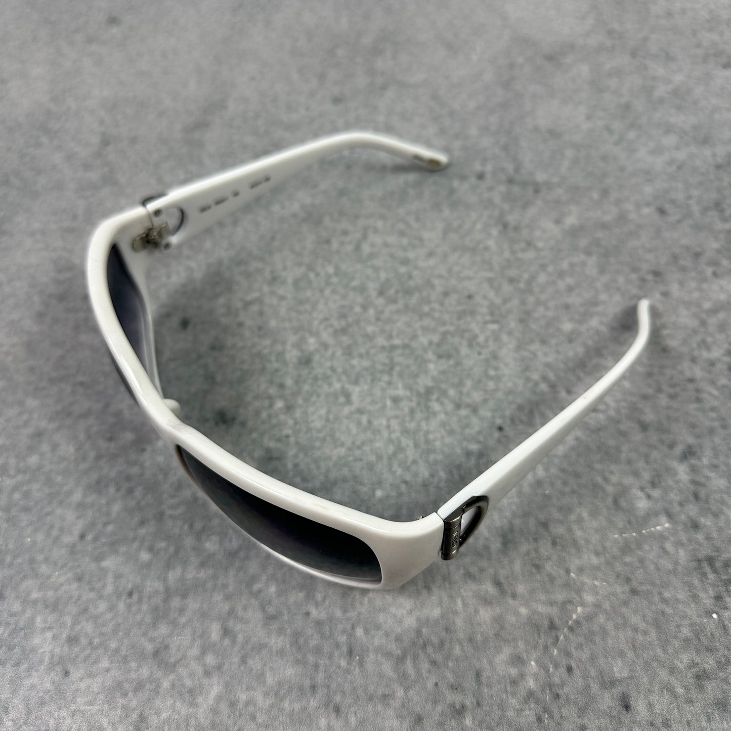 Vintage Fossil Sonnenbrille Weiß Celias PS4011