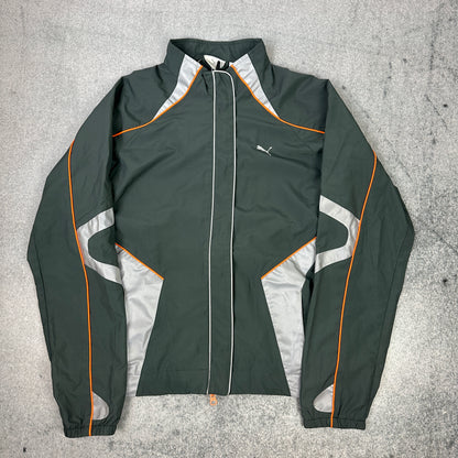 Vintage Puma Trainingsjacke Grau (S)