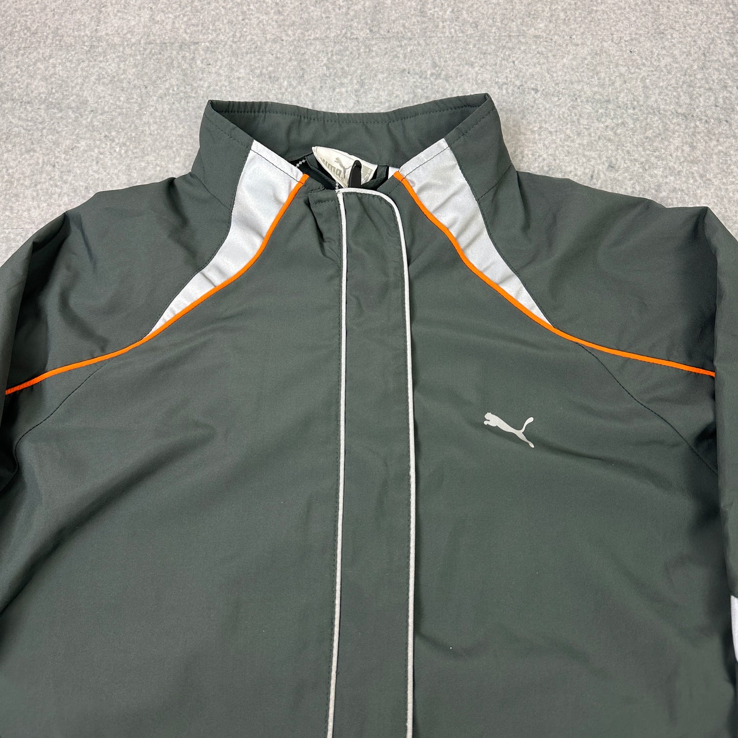 Vintage Puma Trainingsjacke Grau (S)