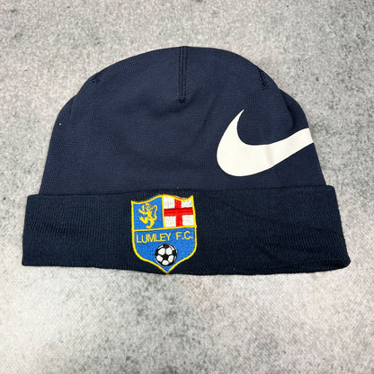 Vintage Nike Lumley F.C. Dri-Fit Mütze Dunkelblau