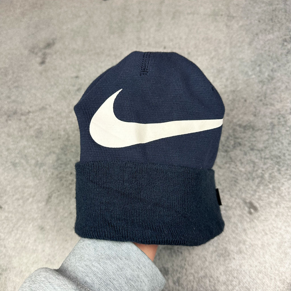 Vintage Nike Lumley F.C. Dri-Fit Mütze Dunkelblau