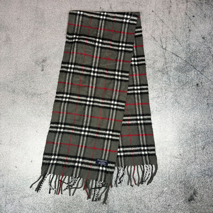 Vintage Burberry Cashmere Schal Grau