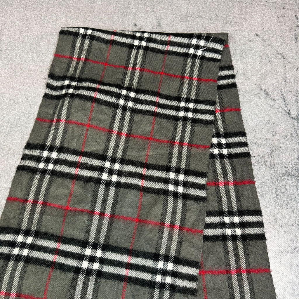 Vintage Burberry Cashmere Schal Grau