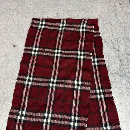 Vintage Burberry Cashmere Schal Rot