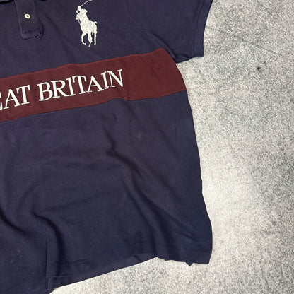 Vintage Great Britain Ralph Lauren Polo Dunkelblau (XXL)