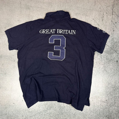 Vintage Great Britain Ralph Lauren Polo Dunkelblau (XXL)