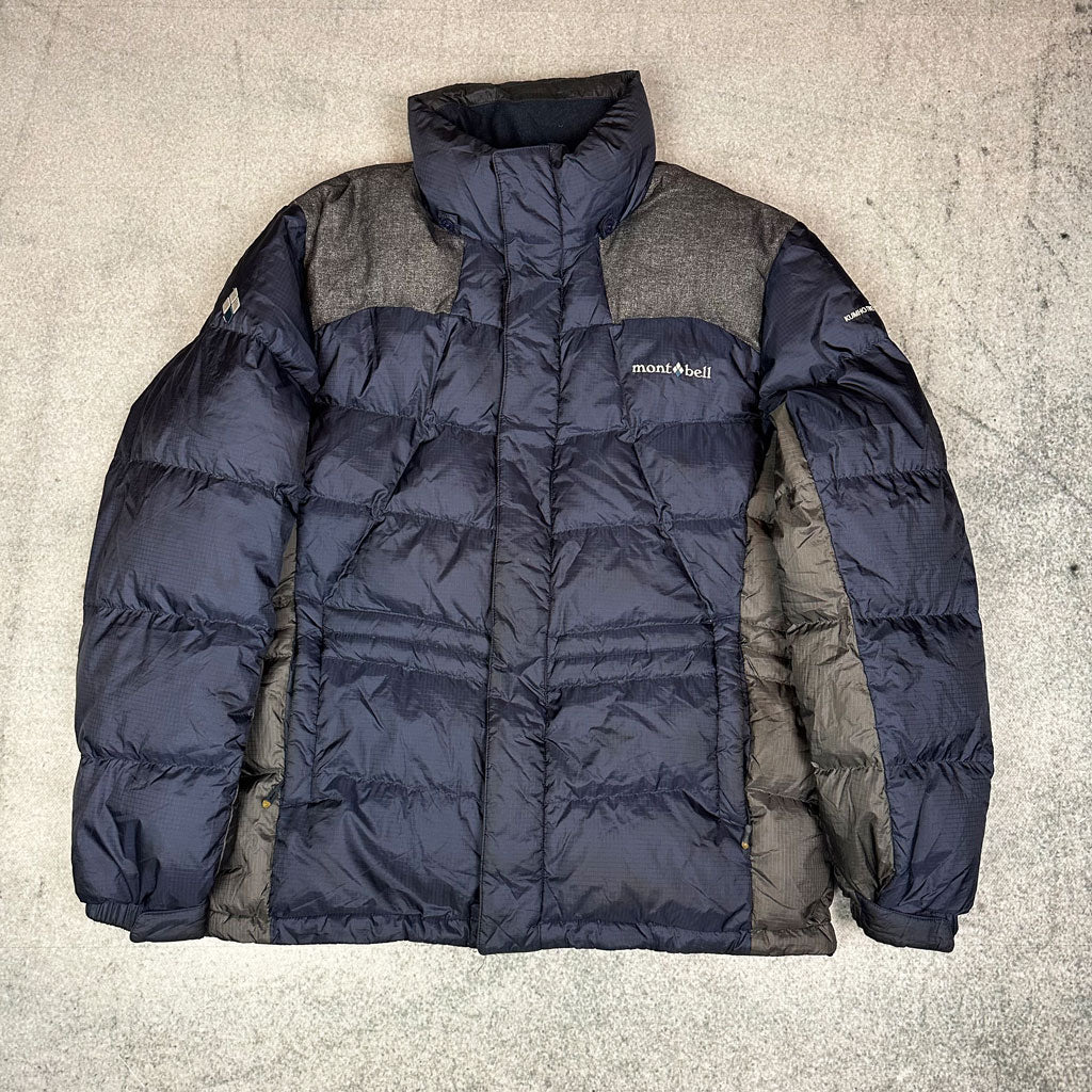 Montbell Pufferjacke Blau/Grau (M)