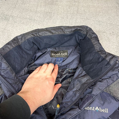 Montbell Pufferjacke Blau/Grau (M)