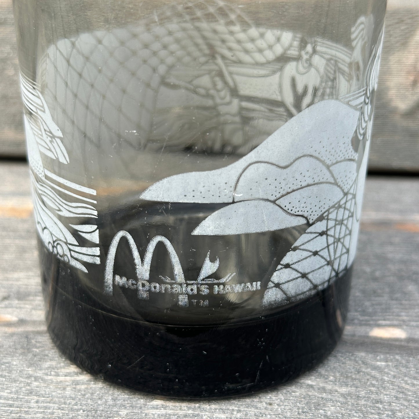 Vintage 1980s McDonalds Hawaii Glas