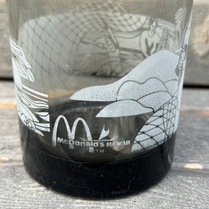 Vintage 1980s McDonalds Hawaii Glas