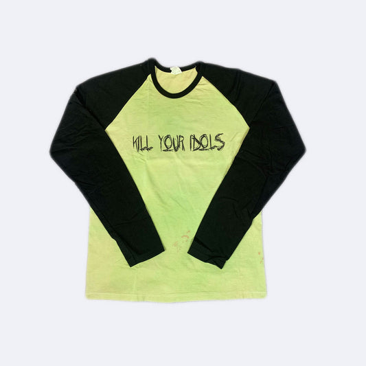 Vintage Kill Your Idols Longsleeve Grün / Schwarz (M-L) (Rare)