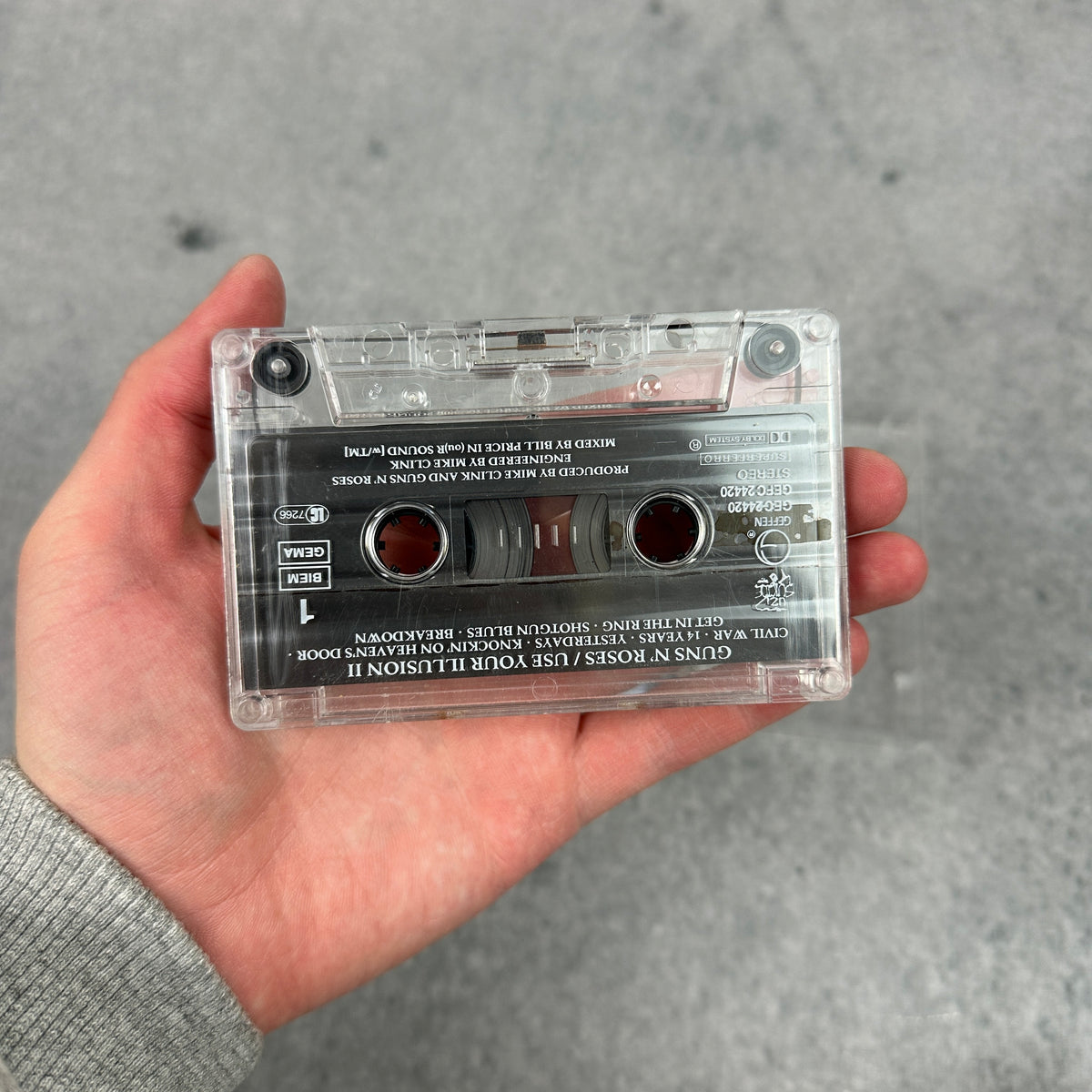 Guns N’ Roses – Use Your Illusion II Kassette / Cassette Tape – 1991 Vintage