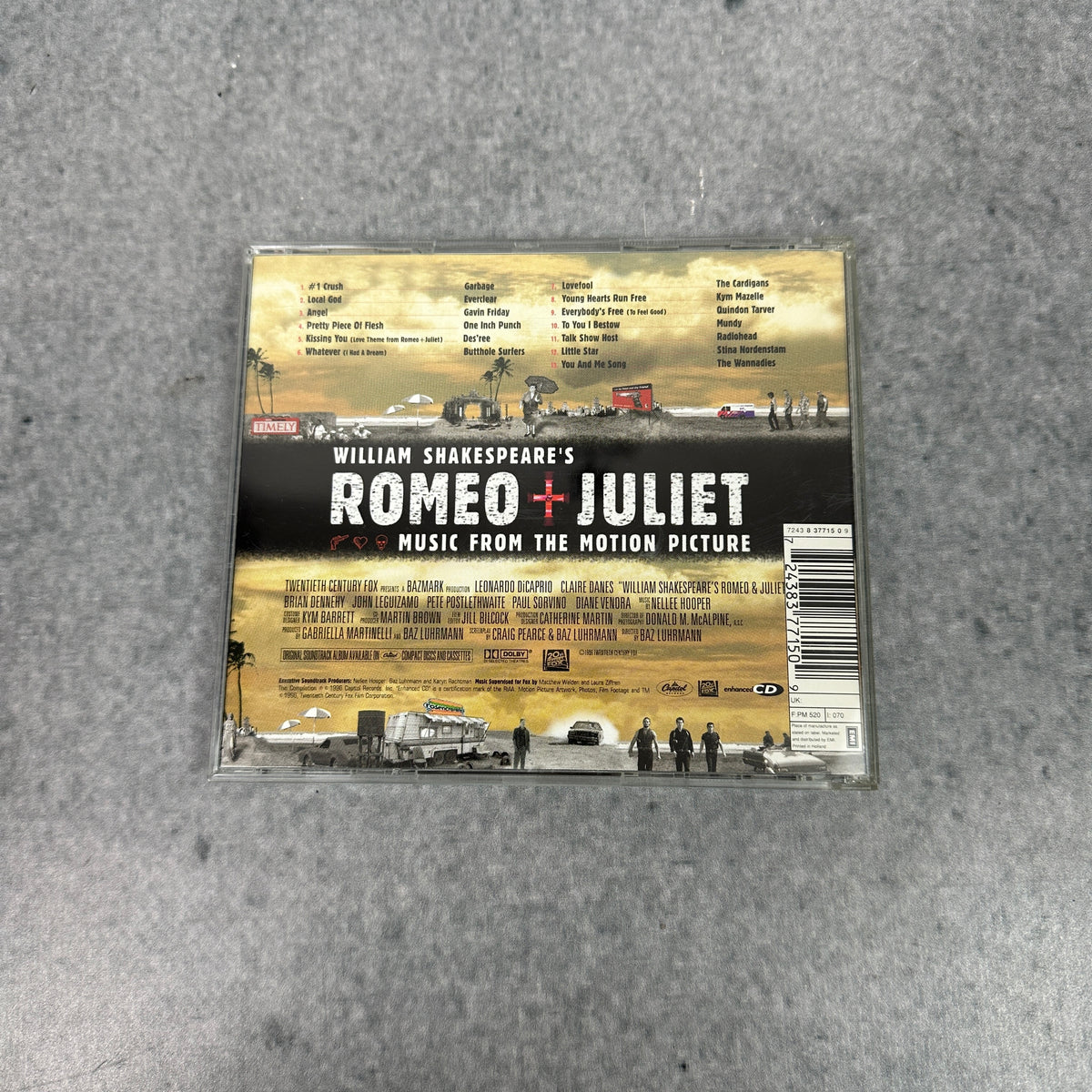 William Shakespeare’s Romeo + Juliet – Original Motion Picture Soundtrack CD 1996