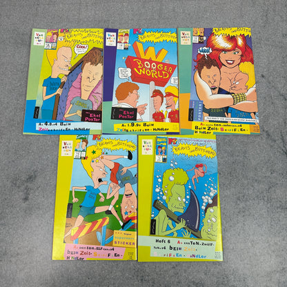 Beavis and Butt-Head Comics #1–5 | 1994 | Marvel / MTV | inkl. Original-Poster