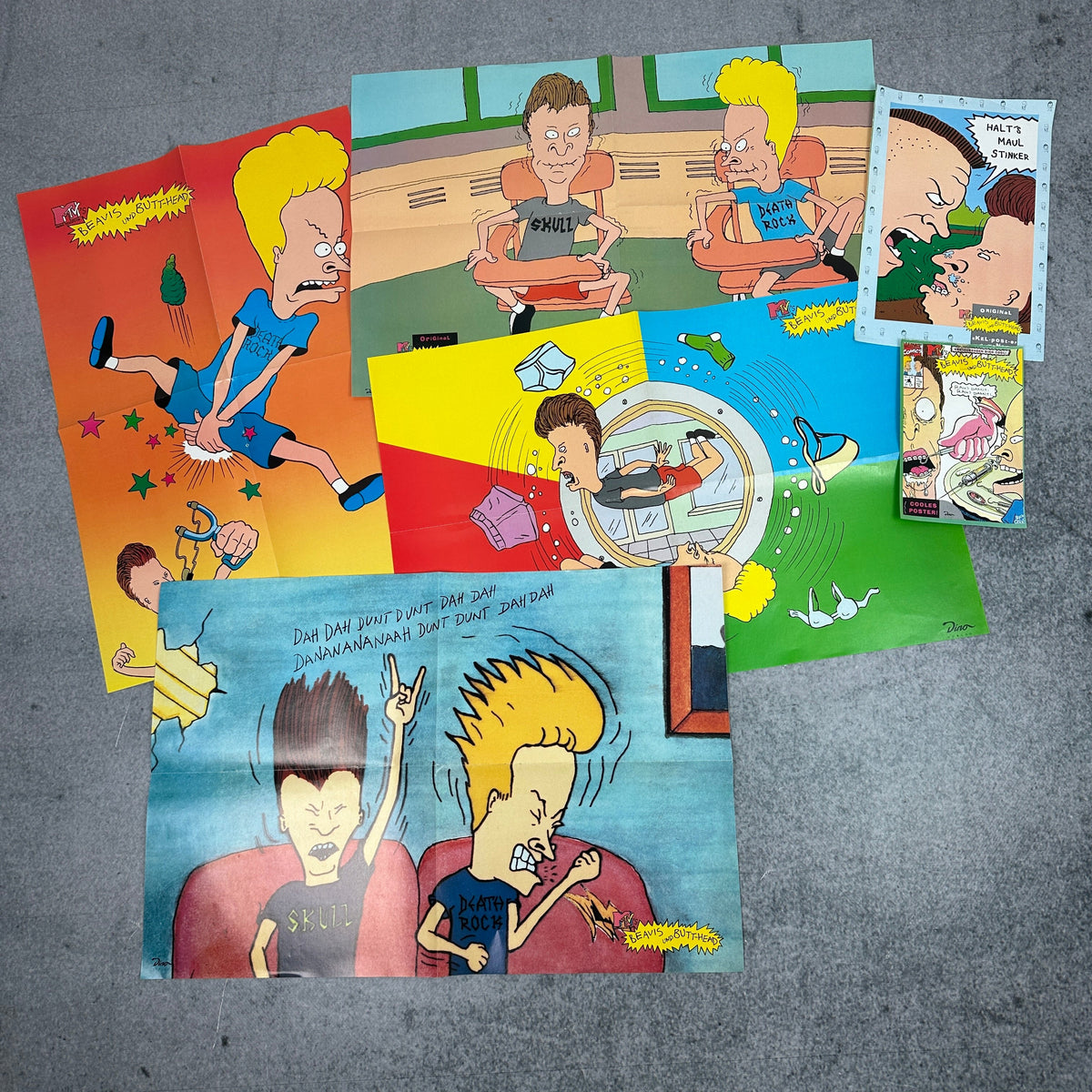 Beavis and Butt-Head Comics #1–5 | 1994 | Marvel / MTV | inkl. Original-Poster