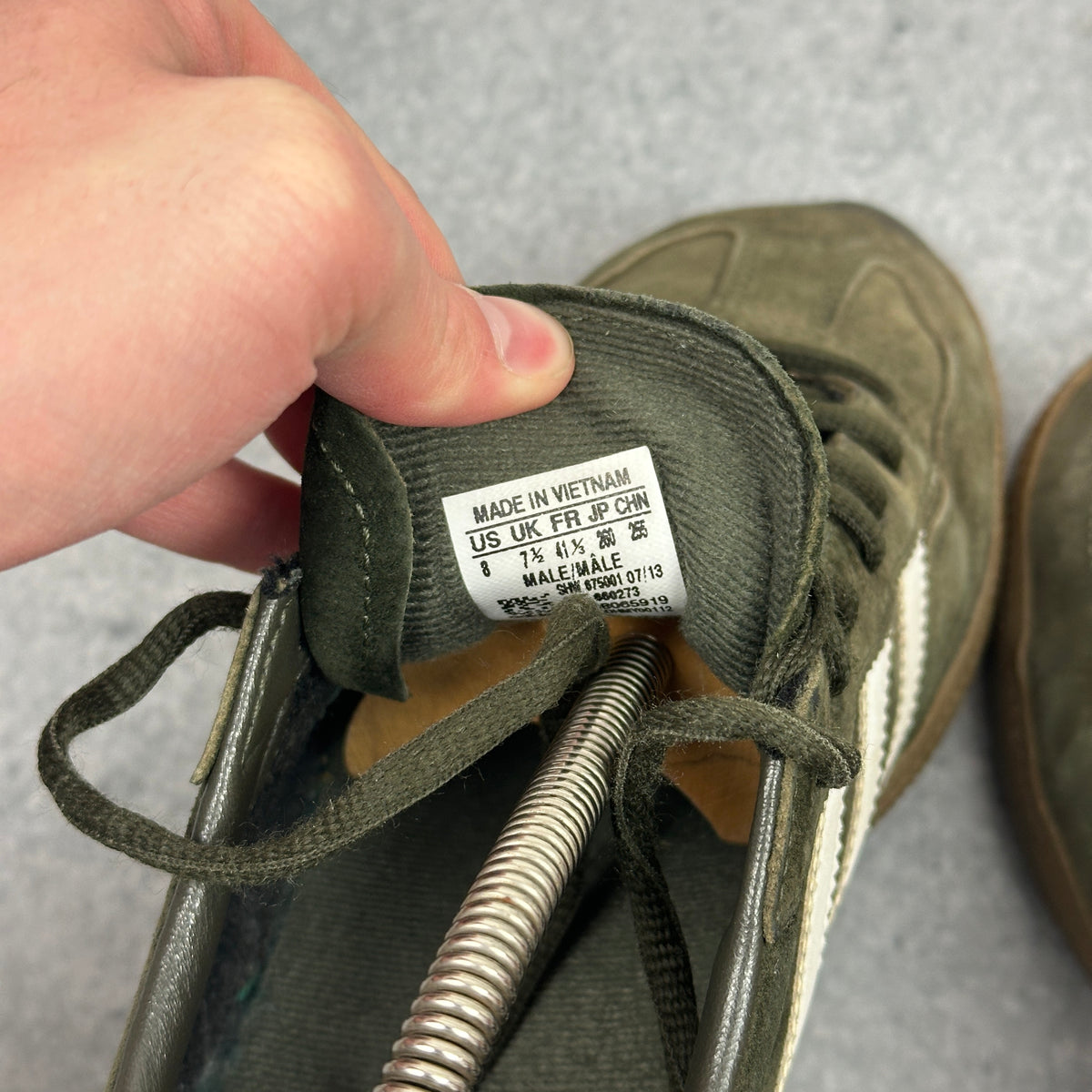 Adidas Spezial Grün Weiß FR41 1/3 Sneaker