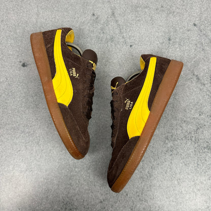 PUMA Liga Suede Sneaker Brown / Yellow / Gum EU 42